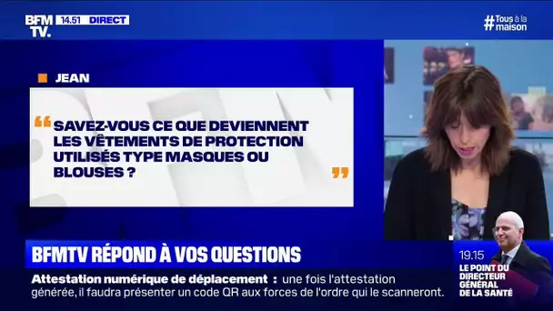 Que deviennent les accessoires utilisés par les soignants?  BFMTV répond à vos questions