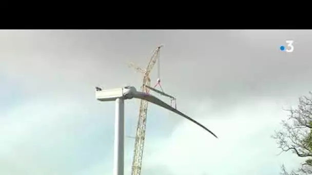 Des éoliennes près du lac de Saint-Pardoux, en Haute-Vienne.