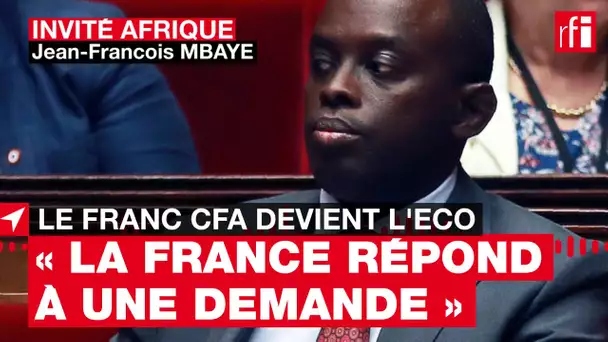 Le franc CFA devient l'eco : « La France ne fait que répondre à une demande » dit J.F.  Mbaye (LReM)