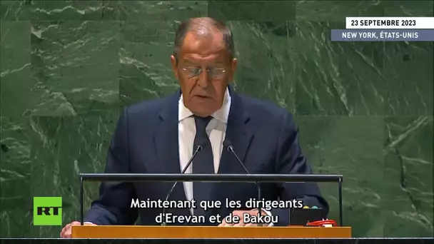 🇺🇳 Lavrov sur le règlement du conflit au Haut-Karabakh