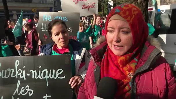Journée des droits des femmes : plus d'un millier de personnes dans les rues de Grenoble