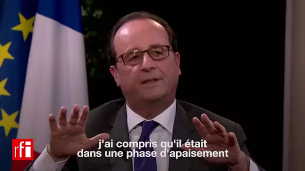 Hollande après son coup de fil à Trump : "J'ai compris qu'il était dans une phase d'apaisement"