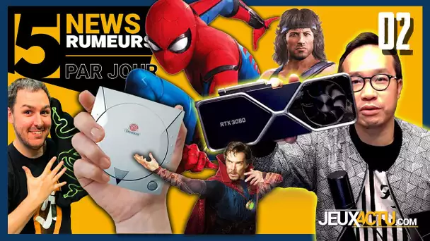 Unboxing GeForce RTX 3080, Rambo dans MK 11, Dr Strange dans Spider-Man 3 | 5 NEWS & RUMEURS #02