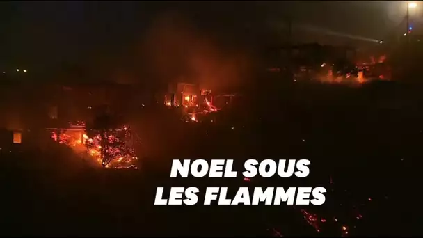 Au Chili, un incendie a ravagé 245 maisons à l'aube des festivités