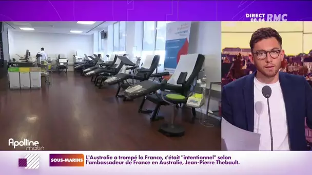 Le personnel des Établissements Français du Sang est en grève