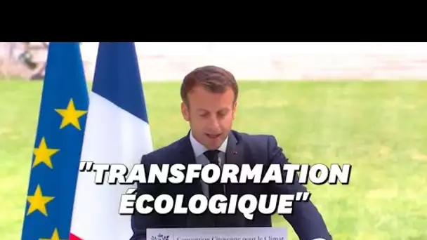 Convention Climat: retrouvez l'intégralité du discours d'Emmanuel Macron