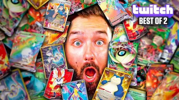 DES CARTE POKEMON SECRETE en MASSE POUR DAVIDLAFARGEPOKEMON ! BEST OF TWITCH #2