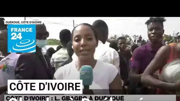 Côte d'Ivoire : Laurent Gbagbo en visite à Duékoué, 11 ans après le massacre • FRANCE 24