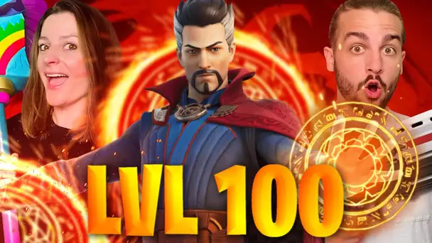 ON EST PALIER 100 ET ON DEBLOQUE LE SKIN DE DR STRANGE ! FORTNITE DUO SAISON 2 !