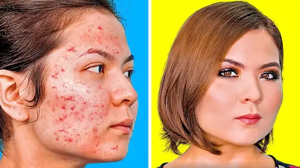 DES TRANSFORMATIONS GRÂCE AU MAQUILLAGE || 10 IDÉES DE MAQUILLAGE UTILES DIGNES DU SAINT-GRAAL