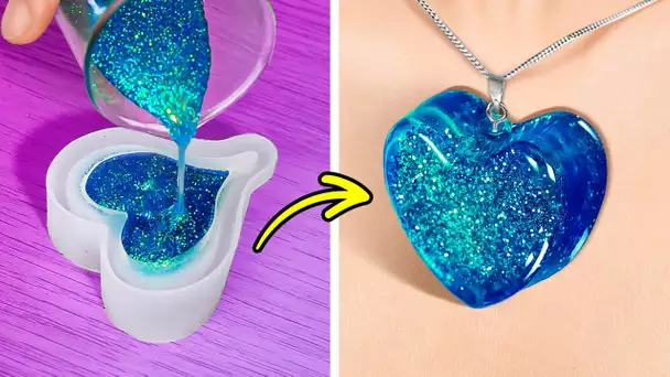 🩷 FABULEUX BRICOLAGES : PÂTE POLYMÈRE, STYLO 3D, COLLE ET RÉSINE EPOXYE ! 💍✨