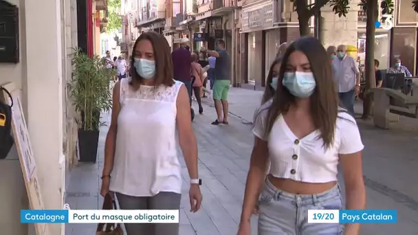 Catalogne : port du masque obligatoire dans l'espace public même avec la distanciation sociale