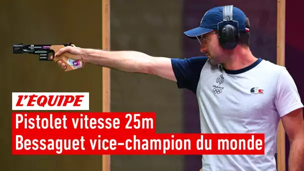 Mondiaux de tir : Le Français Clément Bessaguet vice-champion du monde du pistolet vitesse 25 m