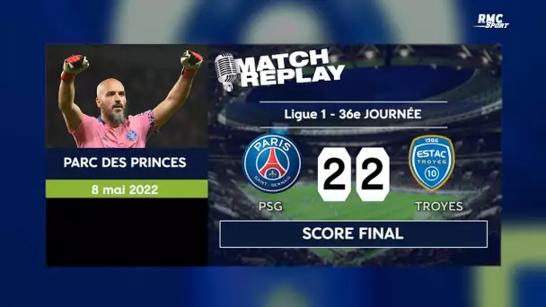PSG 2-2 Troyes : Le nul parisien avec les commentaires RMC