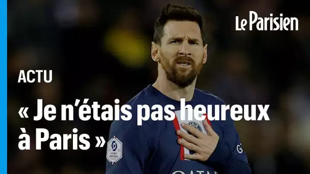 « Je n’ai pas été heureux, je ne me suis pas amusé » : Lionel Messi déçu par ses deux ans au PSG