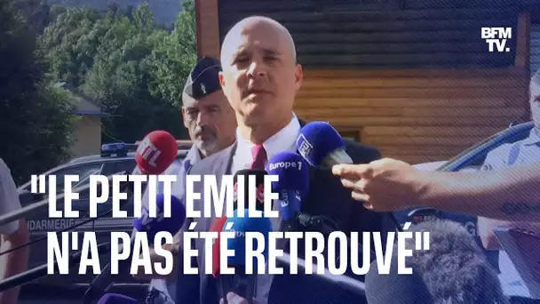 "Le petite Emile n'a pas été retrouvé": le procureur s'exprime, 3 jours après sa disparition