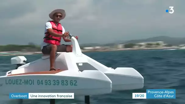 Un nouvel engin nautique et écolo pour voler sur l'eau sur la Côte d'Azur : l'Overboat