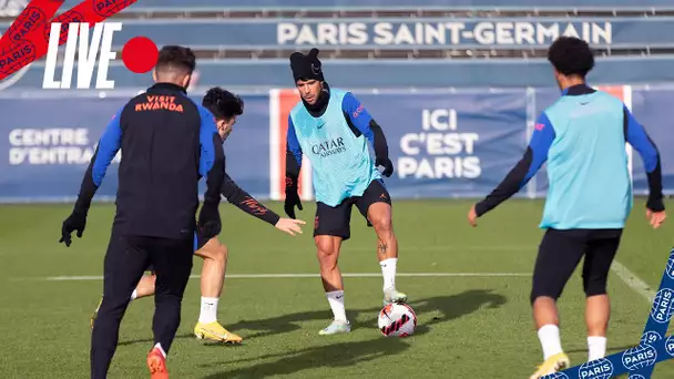 ⚽️ 15 minutes training session pre Paris Saint-Germain - Angers SCO 🔴🔵