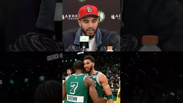 "19 year old kids that came in the league HUNGRY" - Jayson Tatum on his chemistry with JB!| #shorts
