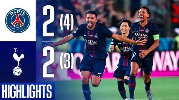 HISTORIQUE ! Le PSG renverse Tottenham et soulève la SuperCoupe d’Europe ! 🏆❤️💙