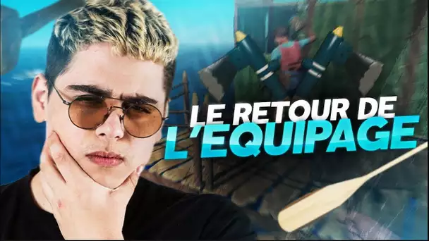 LE RETOUR DE L’ÉQUIPAGE SUR RAFT