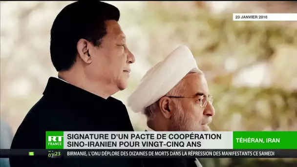 L’Iran et la Chine signent un pacte de coopération pour 25 ans