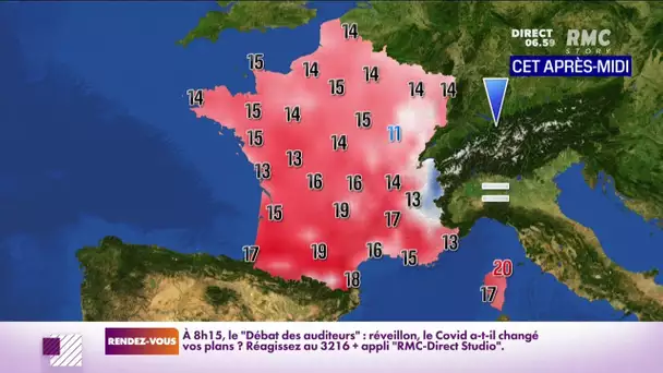 Météo : du soleil et des températures extrêmement douces pour le dernier jour de l'année