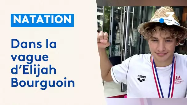 Natation : Elijah Bourguoin, le sarthois enchaîne les médailles