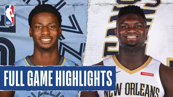 GRIZZLIES at PELICANS | FULL GAME HIGHLIGHTS | August 3, 2020