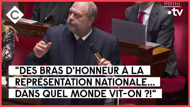 Le geste polémique d’Éric Dupond-Moretti - Le 5/5 - C à Vous - 07/03/2023