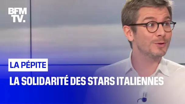 La solidarité des stars italiennes