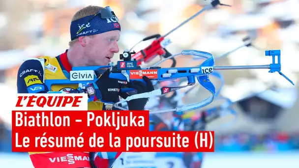 Le résumé de la poursuite de Pokljuka - Biathlon - CM (H)