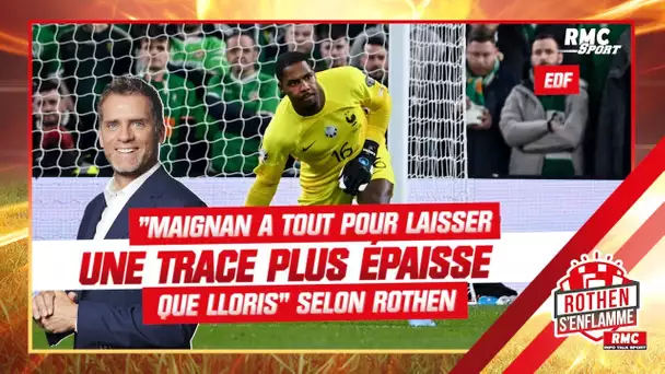 Équipe de France : "Maignan a tout pour laisser une trace plus épaisse que Lloris" estime Rothen