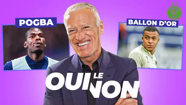 Mbappé Ballon d'Or ? L'avenir de Pogba ? Le Oui-Non avec Didier Deschamps !