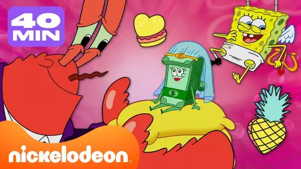 Bob L’éponge | Les couples les plus BIZARRES de Bikini Bottom ! 💖 | Nickelodeon France