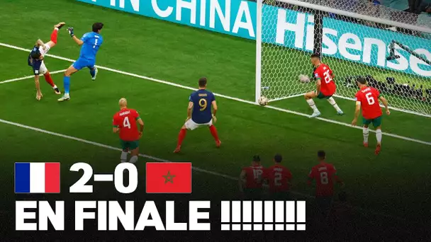 🇫🇷 C'EST FAIT !!!!!! La France sort le Maroc (2-0) et est en FINALE de Coupe du Monde !!!