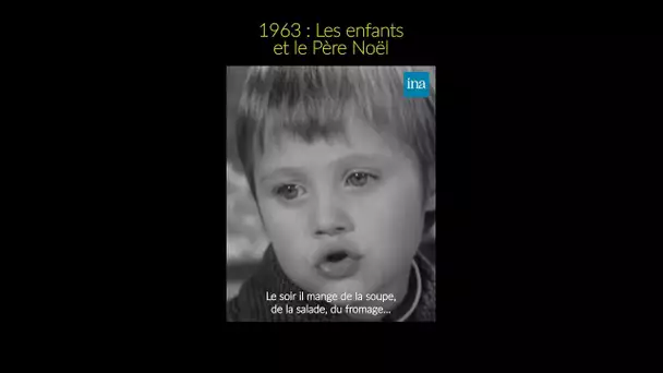 😂 Les enfants parlent du Père Noël en 1963 🎅 #INA #shorts