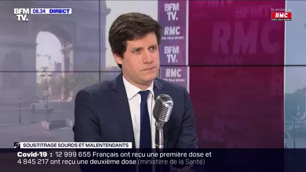 Julien Denormandie face à Jean-Jacques Bourdin sur RMC et BFMTV