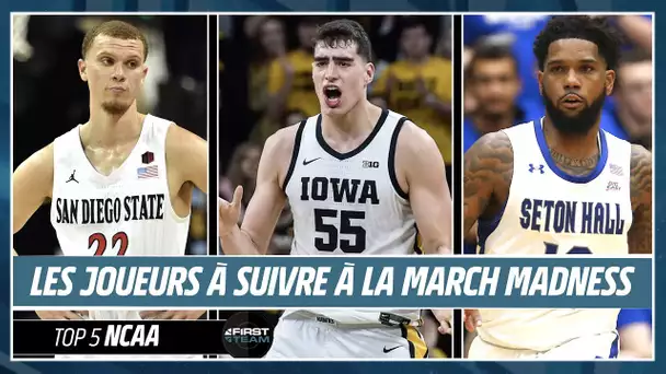 TOP 5 JOUEURS À SUIVRE À LA MARCH MADNESS NCAA [avec Envergure & Midnight on Campus]