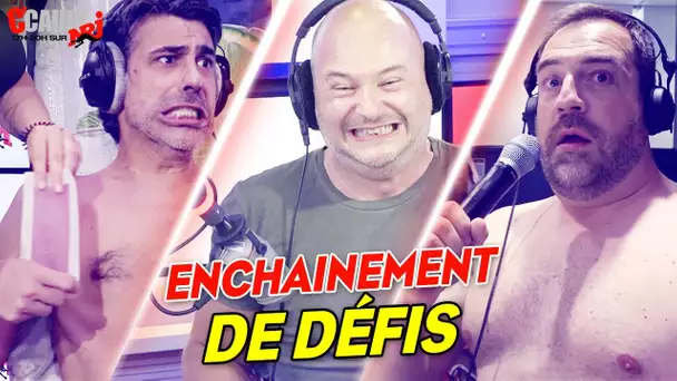 ENCHAINEMENT DE DÉFIS POUR TOUTE L&#039;ÉQUIPE LORS DE LA DERNIÈRE ÉMISSION !