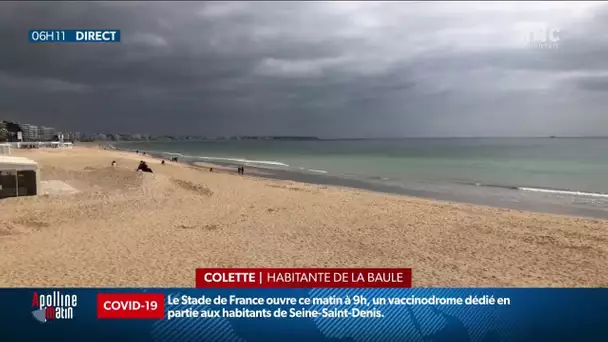 Confinement: fin du dernier week-end de liberté, les habitants de La Baule soulagés