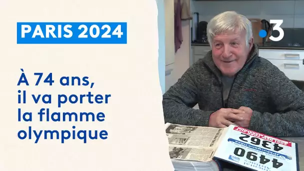 À 74 ans, ce Haut-Marnais a été choisi pour porter la Flamme Olympique