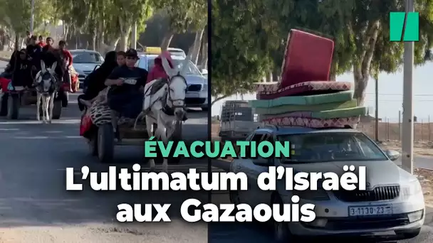 Conflit Hamas-Israël : à Gaza, malgré l’appel du Hamas, les Palestiniens ont commencé à évacuer