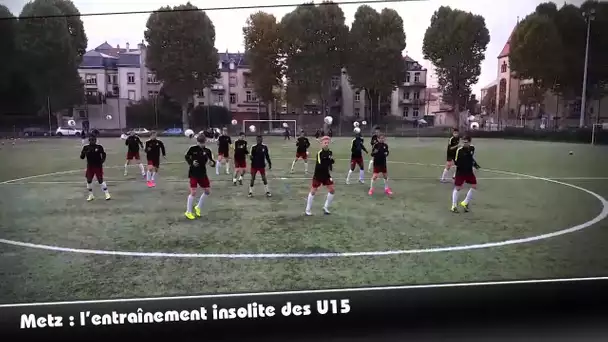 FC Metz : l'entraînement insolite des U15 !