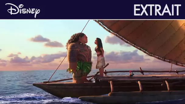 Vaiana, la légende du bout du monde - Extrait : Vaiana remonte à bord du bateau | Disney