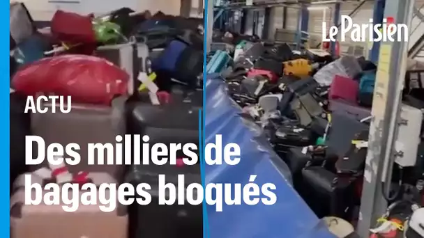 "En 17 ans je n'ai jamais vu ça" : 20 000 bagages bloqués dans les hangars de l'aéroport de Roissy