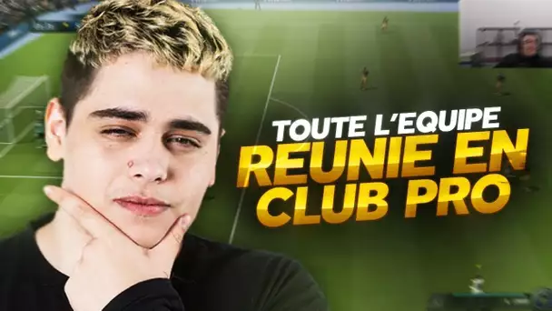 TOUTE L'ÉQUIPE EST RÉUNIE EN CLUB PRO POUR LA DIVISION 1