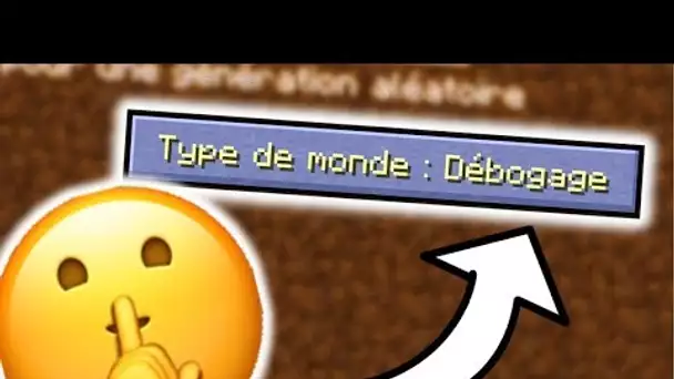 LE MONDE MINECRAFT SECRET QUE MOJANG VOULAIT CACHER !