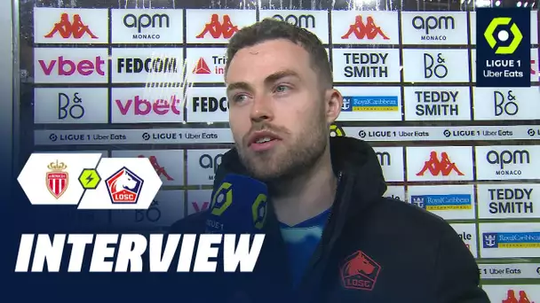 Interview de fin de match : AS MONACO - LOSC LILLE (1-0)  / 2023/2024