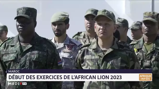 Début des exercices de l’Africain Lion 2023